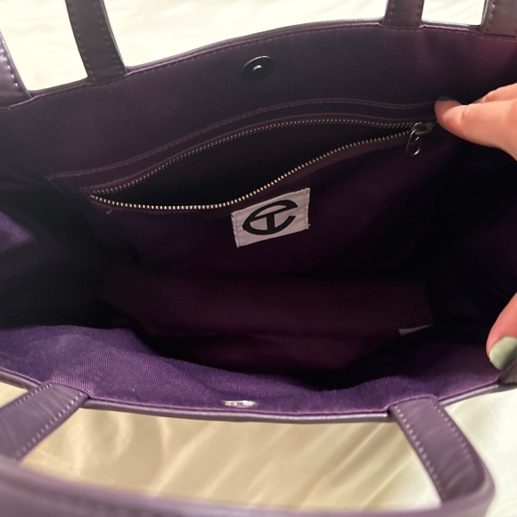 Telfar Purple Tote Bag Medium - Picture 3 of 3